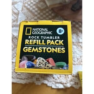 National Geographic Rock Tumbler Refill Kit with Gemstones and Grit